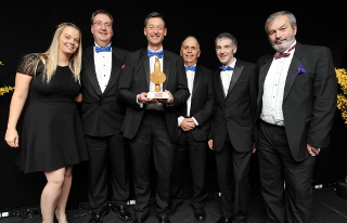 Bretby Gammatech wins Burton Mail small business of the year 2014